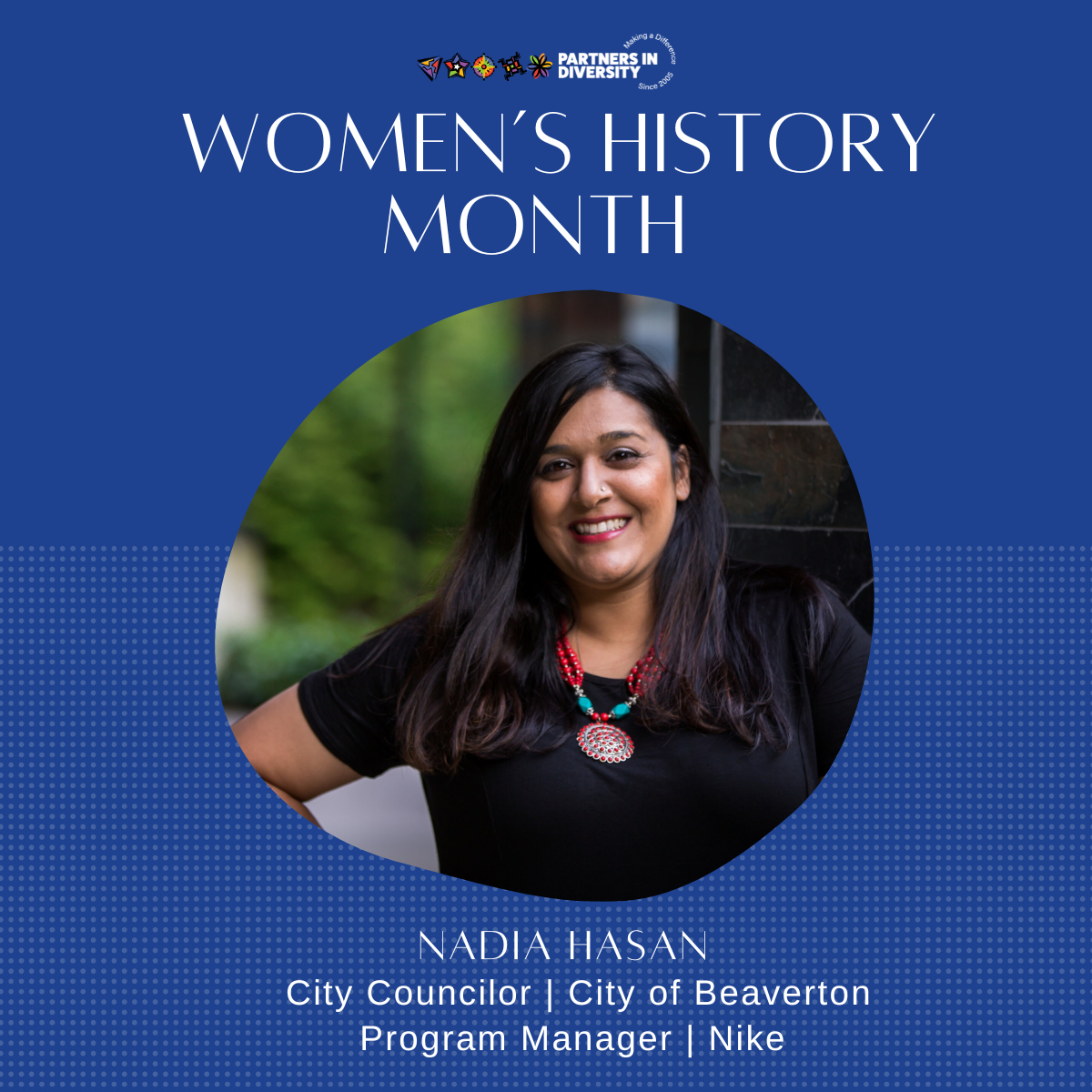 women's history month event promotion